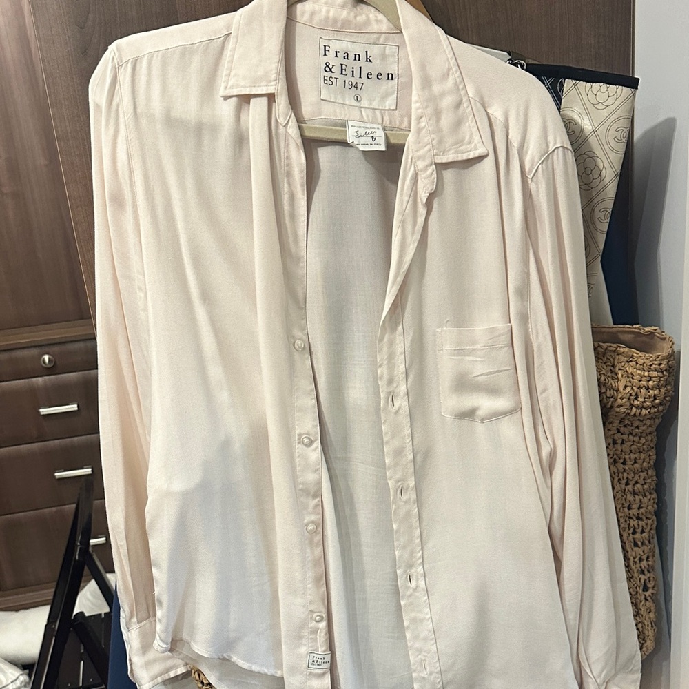 Frank & Eileen “eileen” ivory  Long Sleeve Shirt